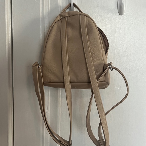 beige mini backpack - Picture 2 of 2